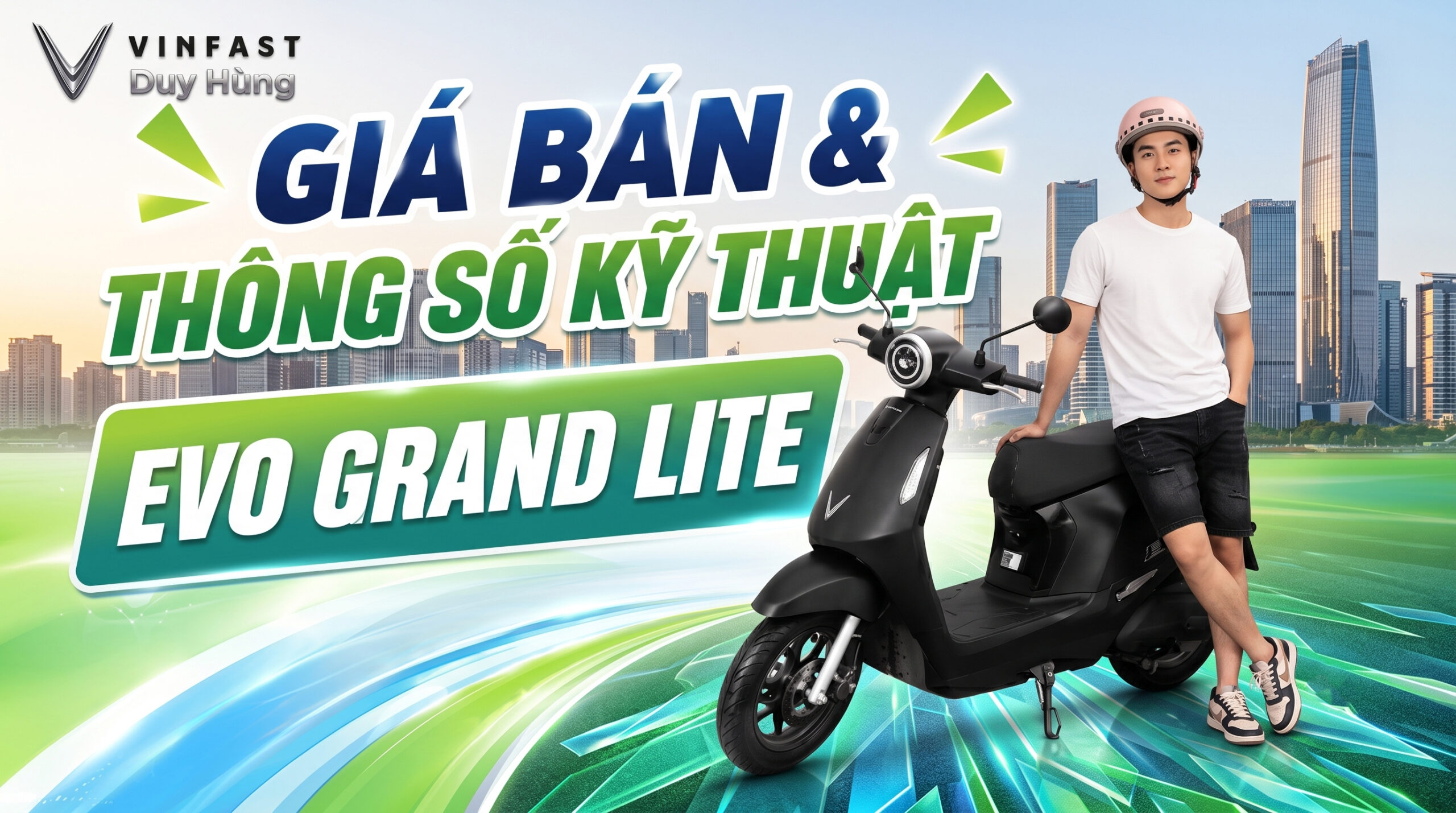 VinFast Evo Grand Lite - Xe máy điện phổ thông