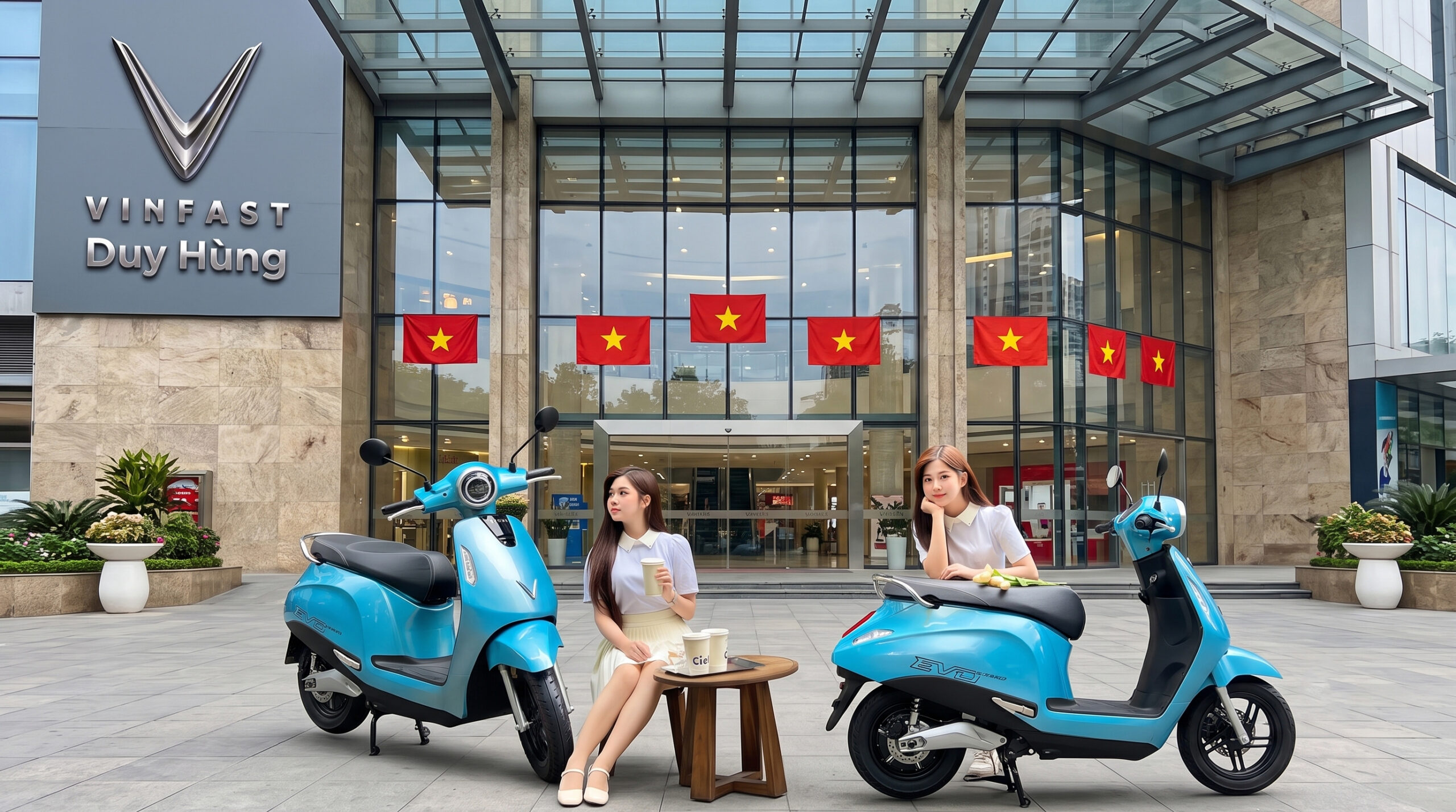 Xe điện VinFast cho học sinh tại VinFast Duy Hùng