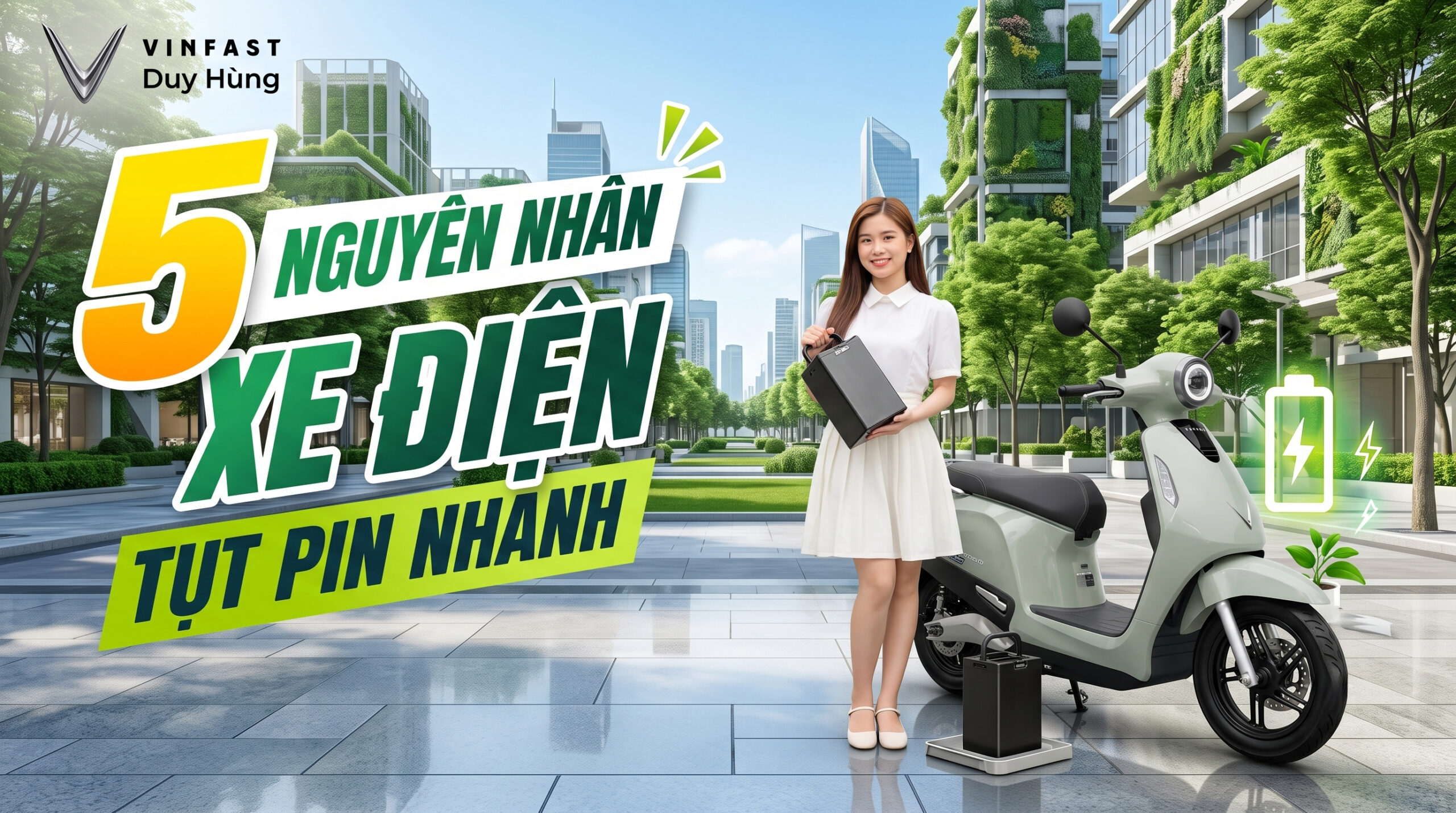 Xe máy điện sụt pin nhanh, đi không xa như trước