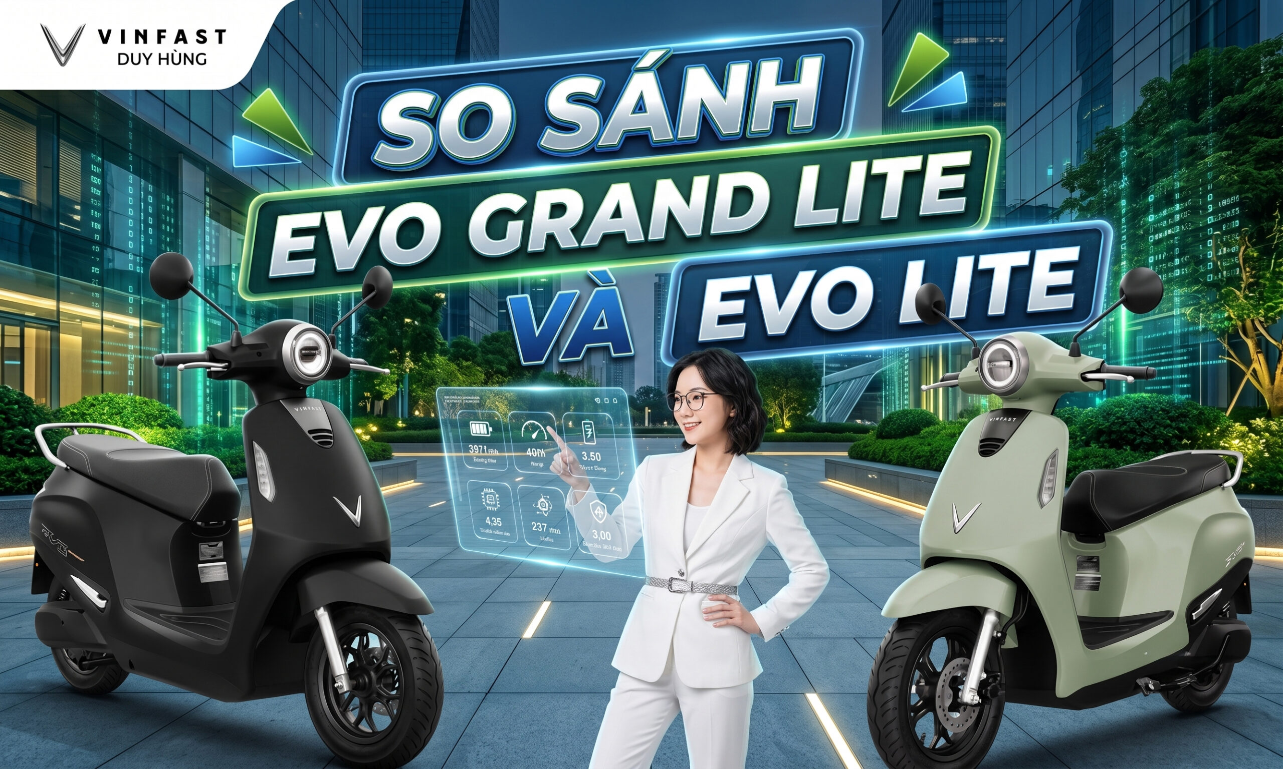 So Sánh VinFast Evo Grand Lite Và Evo Lite Đổi Pin: Nên Chọn Xe Nào?