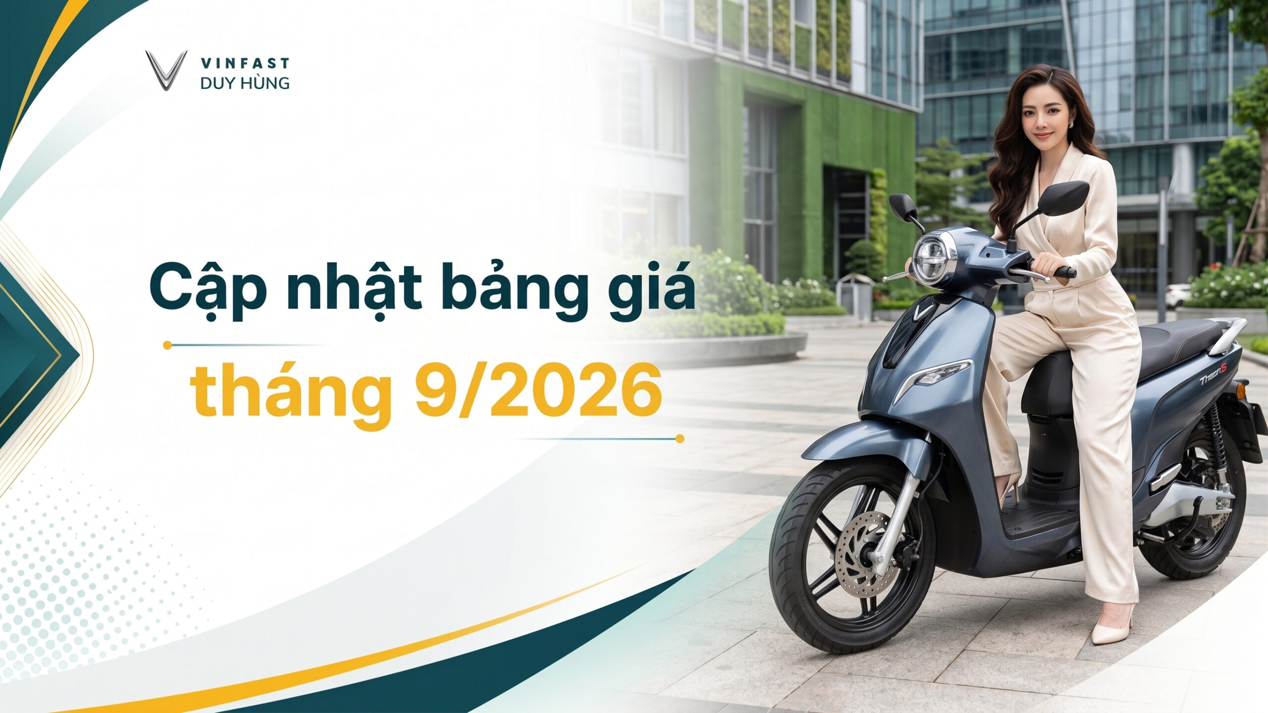 Cập nhật bảng giá xe máy điện VinFast tháng 9/2026 và ưu đãi mới nhất